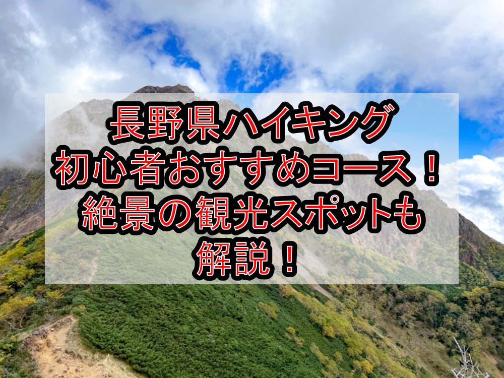 長野県ハイキング初心者おすすめコースまとめ!絶景の観光スポットも解説!