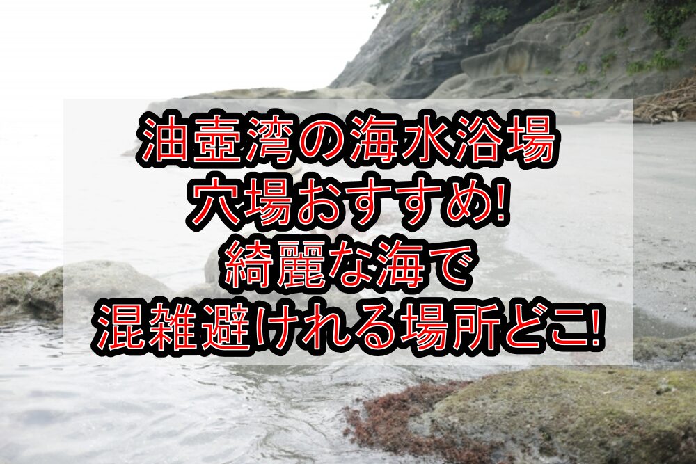 油壺湾の海水浴場穴場おすすめ2025!綺麗な海で混雑避けれる場所どこ!