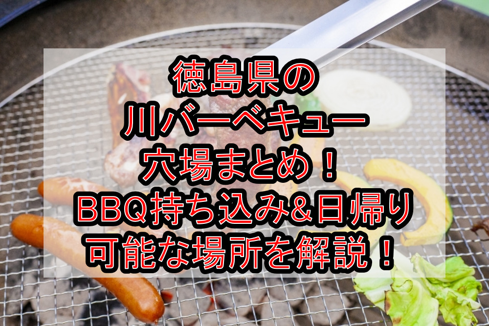 徳島県の川バーベキュー穴場まとめ!BBQ持ち込み&日帰り可能な場所を徹底解説!