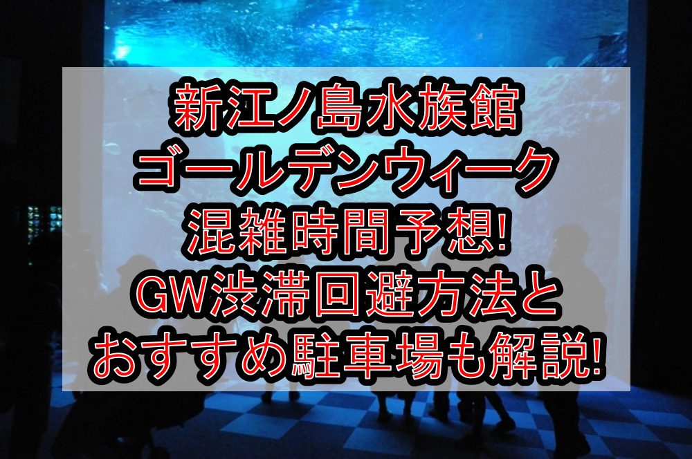 新江ノ島水族館ゴールデンウィーク混雑時間予想!GW渋滞回避方法とおすすめ駐車場も解説!