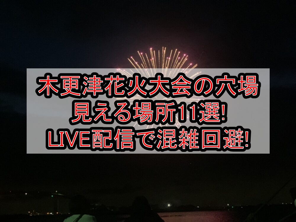 木更津花火大会2025の穴場･見える場所11選!LIVE配信で混雑回避!