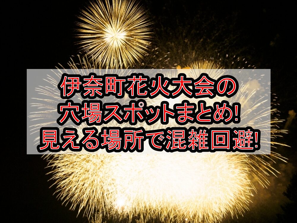 伊奈町花火大会2025の穴場スポットまとめ!見える場所で混雑回避!