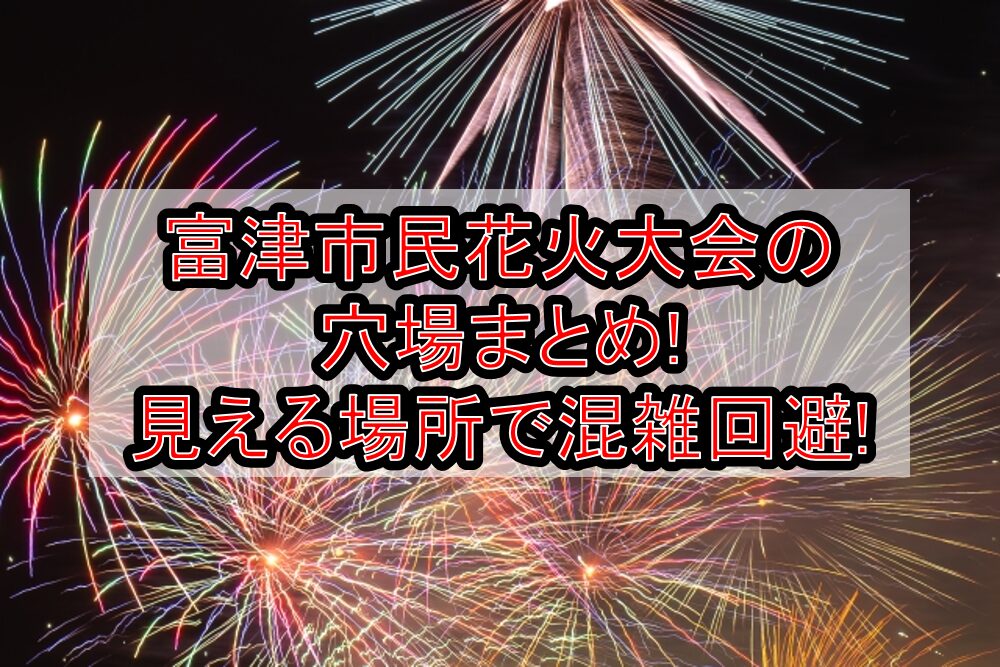 富津市民花火大会2025の穴場まとめ!見える場所で混雑回避!
