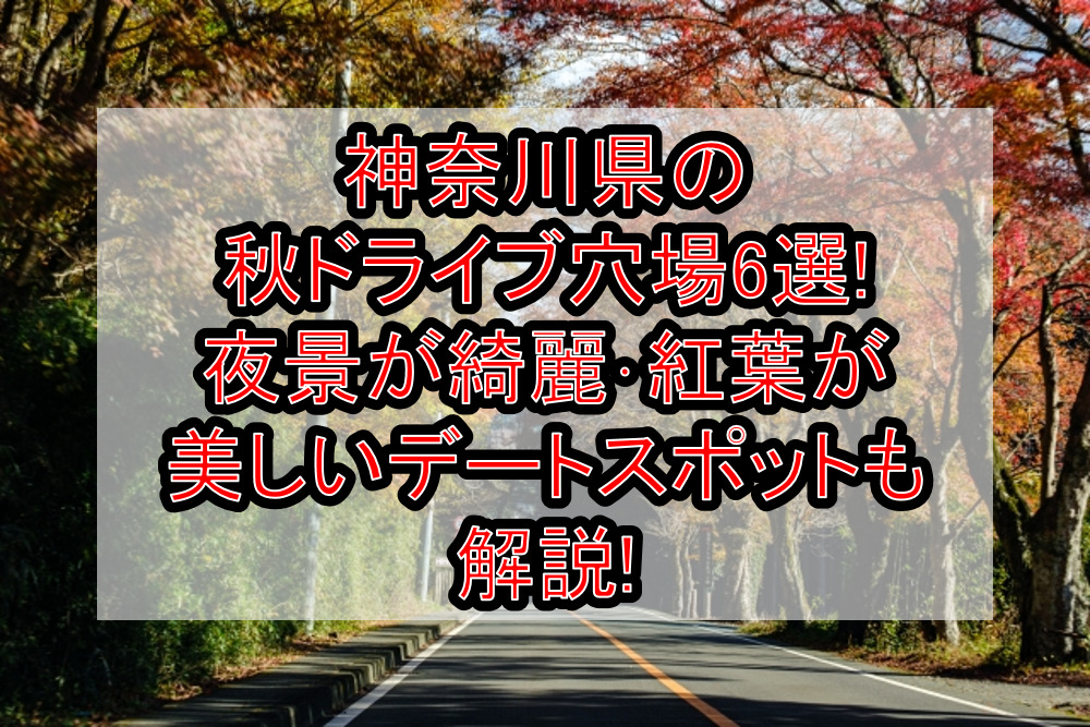 神奈川県の秋ドライブ穴場6選!夜景が綺麗･紅葉が美しいデートスポットも解説!