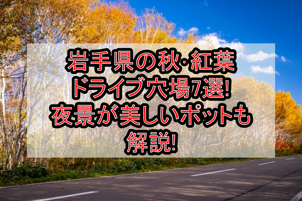 岩手県の秋･紅葉ドライブ穴場7選!夜景が美しいポットも解説!