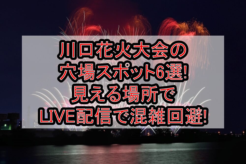 川口花火大会2025の穴場スポット6選!見える場所やLIVE配信で混雑回避!
