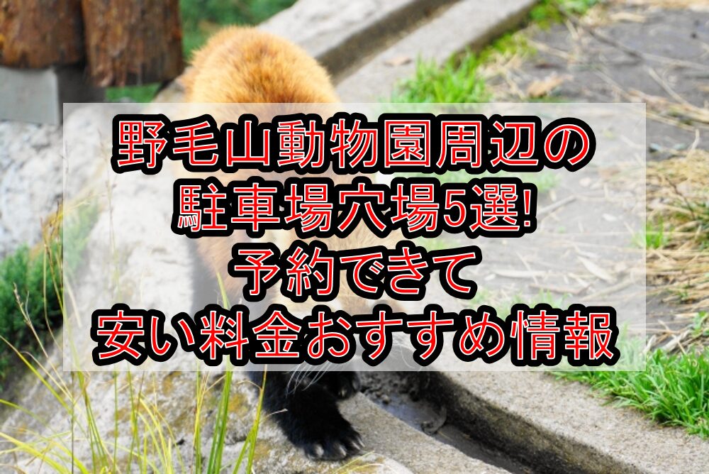 野毛山動物園周辺の駐車場穴場5選!予約できて安い料金おすすめ情報